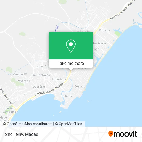Shell Gnv map
