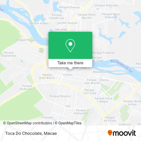 Toca Do Chocolate map