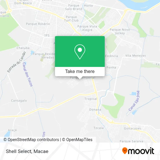 Shell Select map