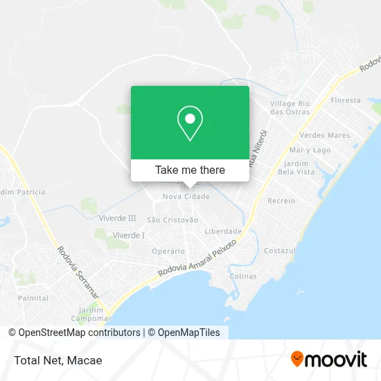 Total Net map