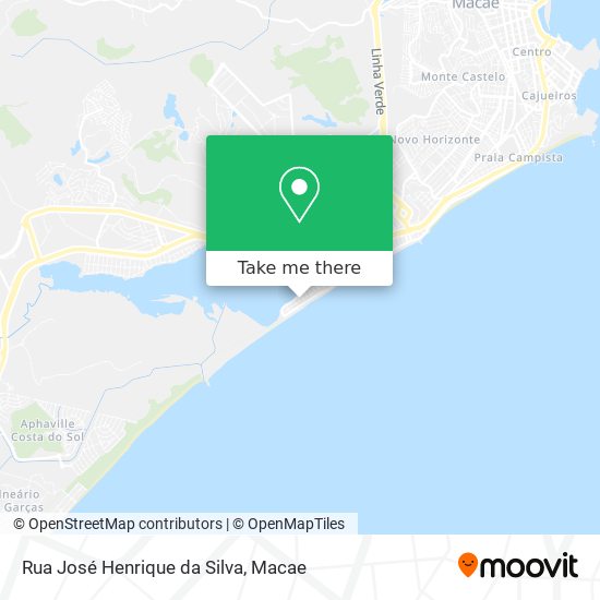 Rua José Henrique da Silva map