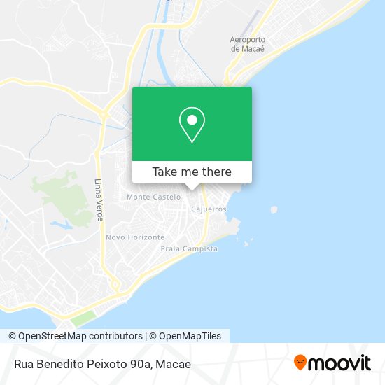 Mapa Rua Benedito Peixoto 90a