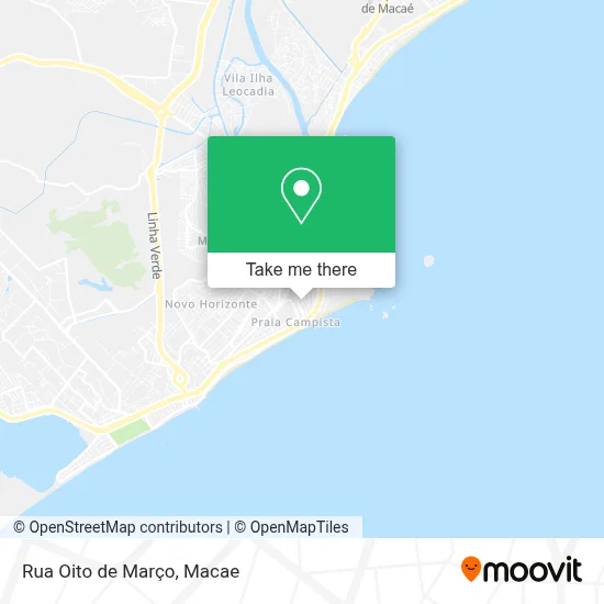Rua Oito de Março map