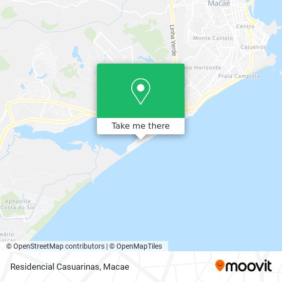 Residencial Casuarinas map