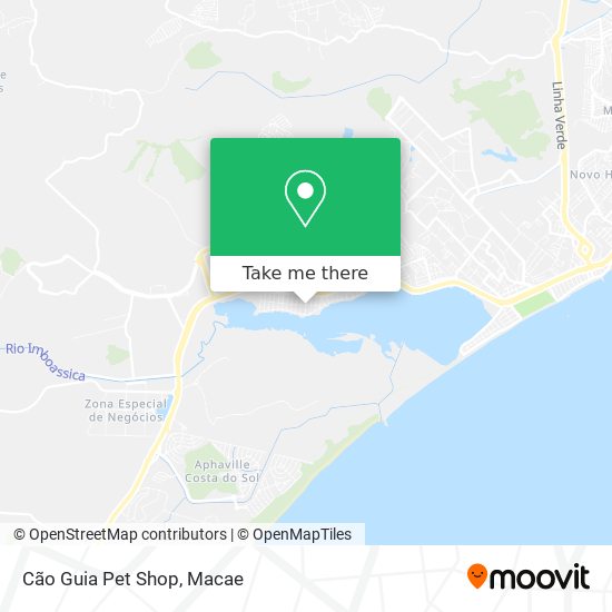 Cão Guia Pet Shop map