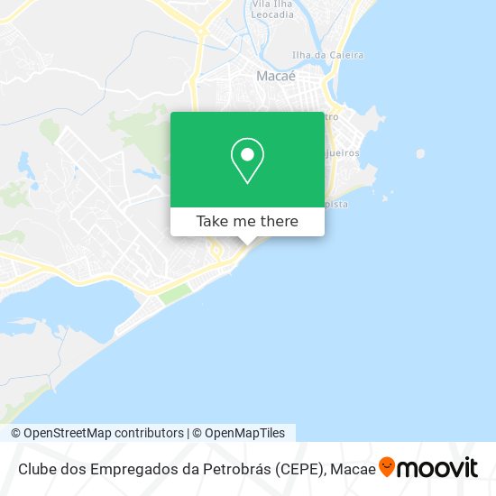 Clube dos Empregados da Petrobrás (CEPE) map