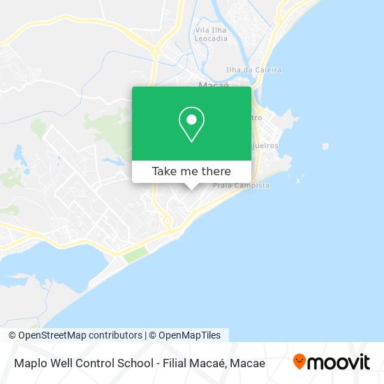 Maplo Well Control School - Filial Macaé map