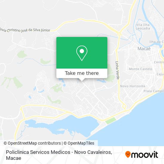 Policlinica Servicos Medicos - Novo Cavaleiros map