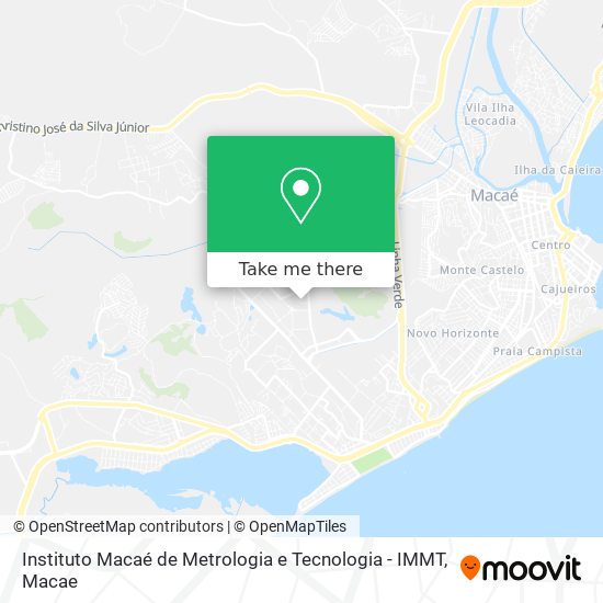 Instituto Macaé de Metrologia e Tecnologia - IMMT map
