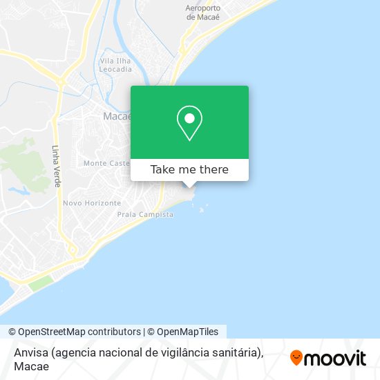 Anvisa (agencia nacional de vigilância sanitária) map