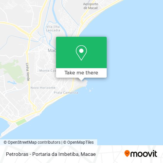 Petrobras - Portaria da Imbetiba map