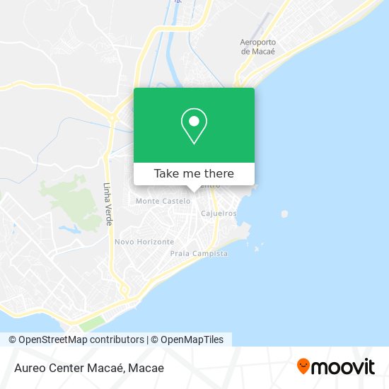 Aureo Center Macaé map