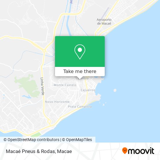 Macaé Pneus & Rodas map