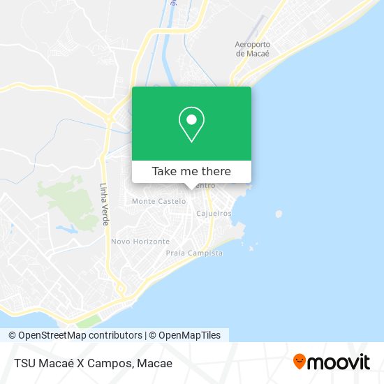 TSU Macaé X Campos map