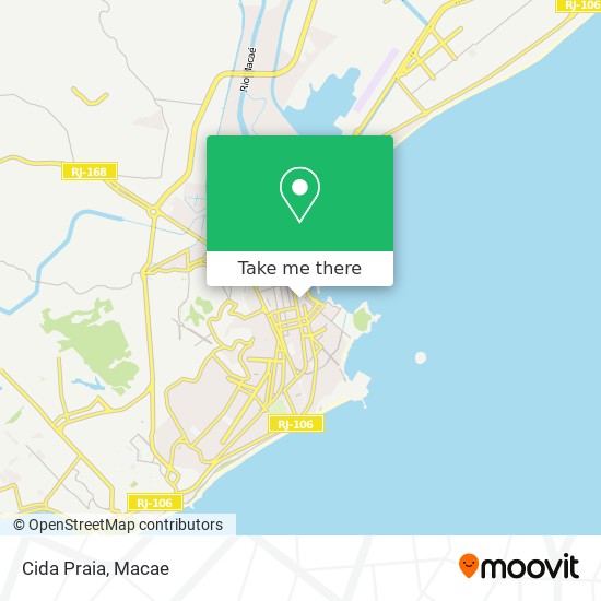 Cida Praia map