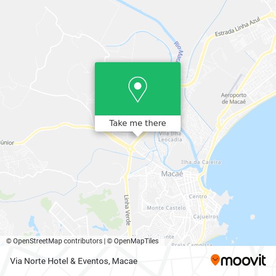 Via Norte Hotel & Eventos map