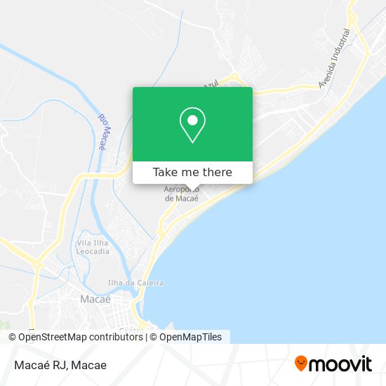 Mapa Macaé RJ