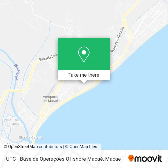 UTC - Base de Operações Offshore Macaé map