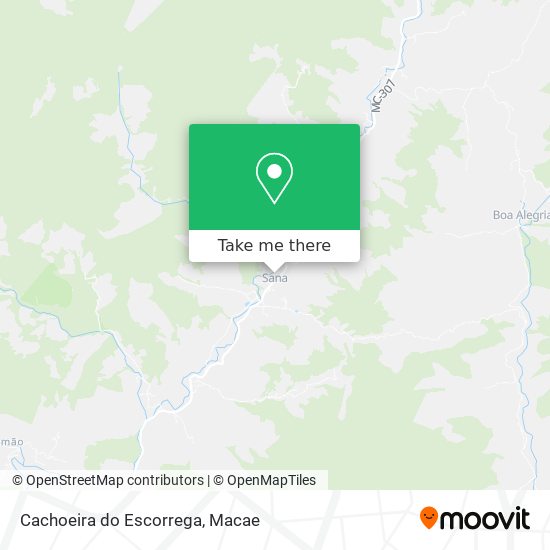 Cachoeira do Escorrega map