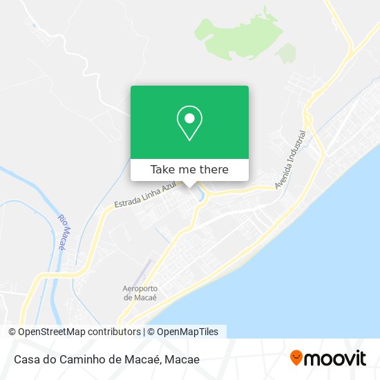 Casa do Caminho de Macaé map