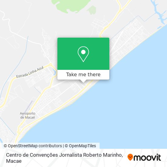 Mapa Centro de Convenções Jornalista Roberto Marinho