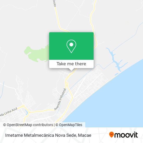 Mapa Imetame Metalmecânica Nova Sede