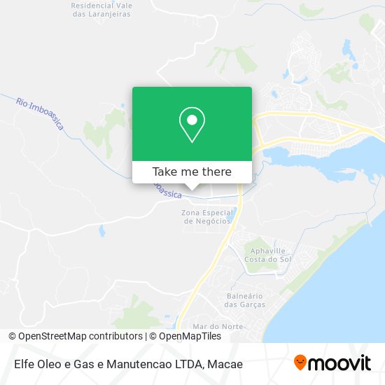 Elfe Oleo e Gas e Manutencao LTDA map