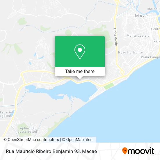 Rua Maurício Ribeiro Benjamin 93 map