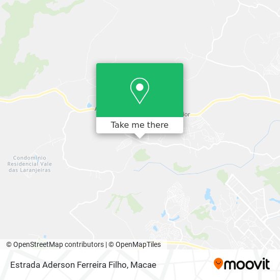 Estrada Aderson Ferreira Filho map