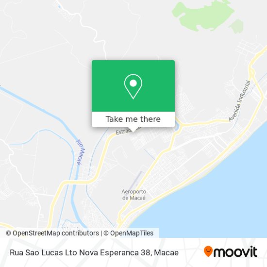 Rua Sao Lucas Lto Nova Esperanca 38 map
