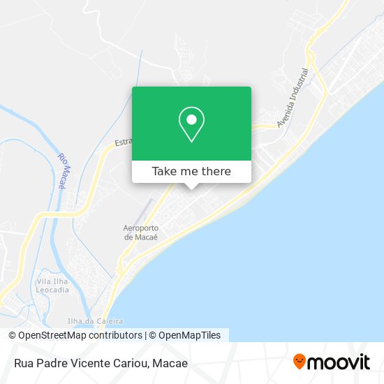 Rua Padre Vicente Cariou map