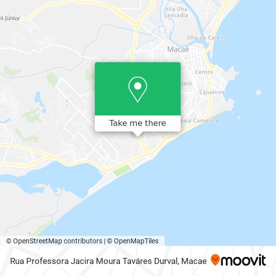 Rua Professora Jacira Moura Taváres Durval map