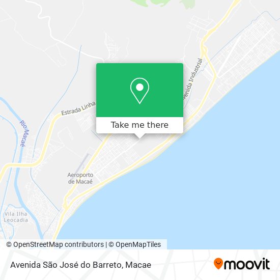 Avenida São José do Barreto map