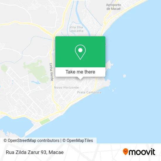 Rua Zilda Zarur 93 map