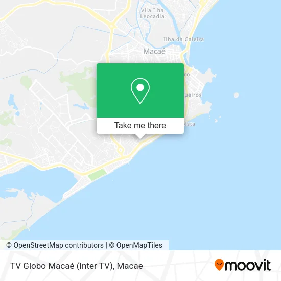 TV Globo Macaé (Inter TV) map