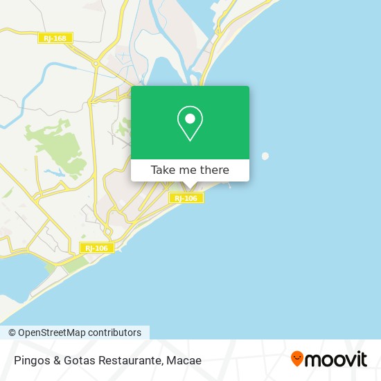 Mapa Pingos & Gotas Restaurante