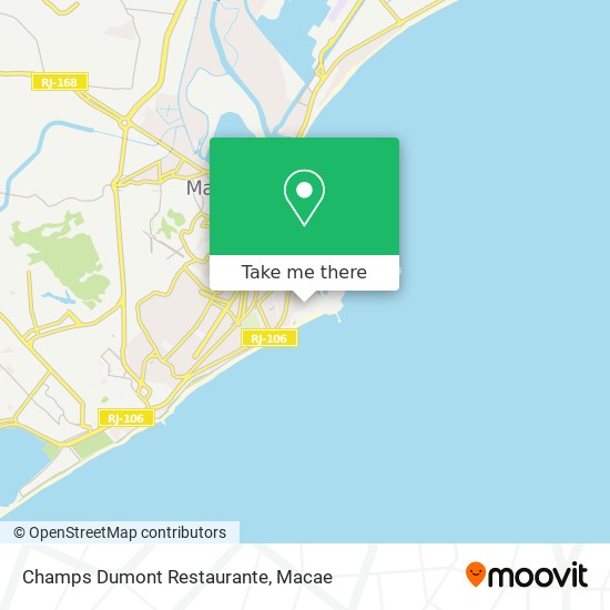 Mapa Champs Dumont Restaurante