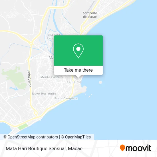 Mata Hari Boutique Sensual map