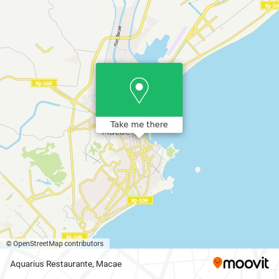 Aquarius Restaurante map