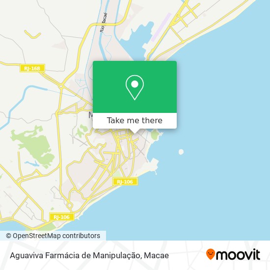 Aguaviva Farmácia de Manipulação map