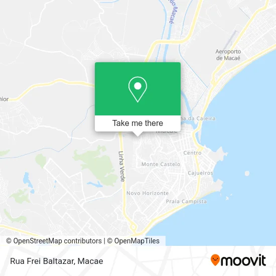 Rua Frei Baltazar map