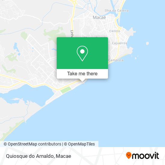 Quiosque do Arnaldo map