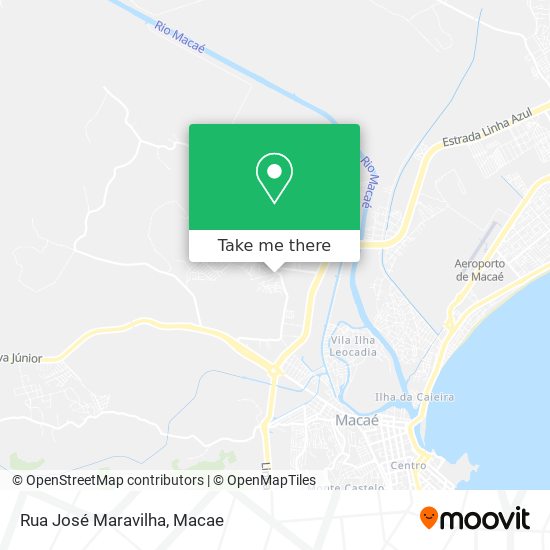 Rua José Maravilha map