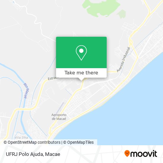 Mapa UFRJ Polo Ajuda