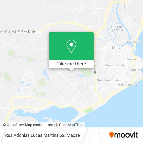 Rua Adonias Lucas Martins 62 map