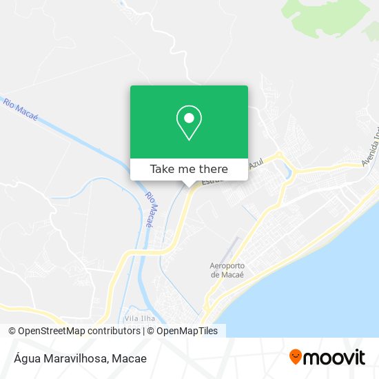 Água Maravilhosa map