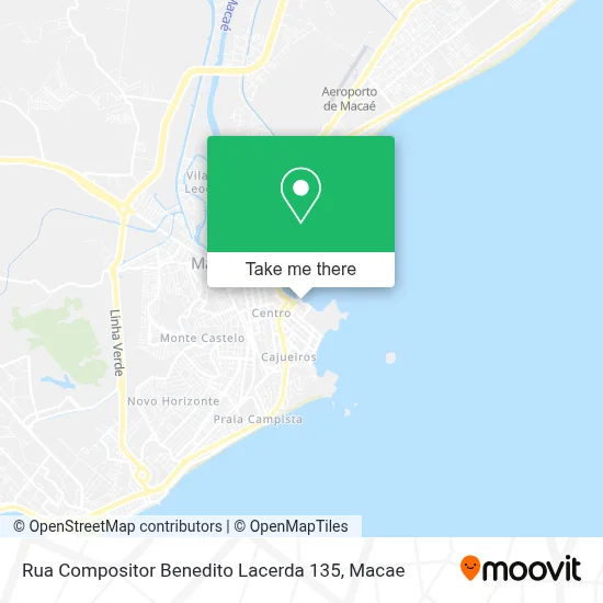 Rua Compositor Benedito Lacerda 135 map