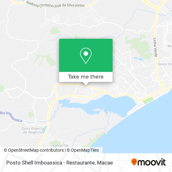 Posto Shell Imboassica - Restaurante map