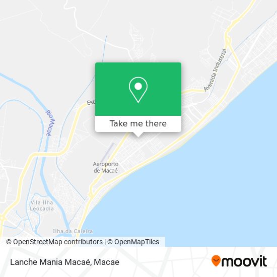 Lanche Mania Macaé map