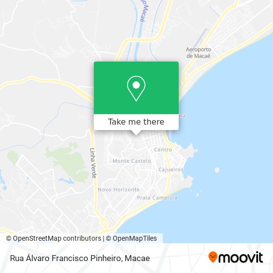 Mapa Rua Álvaro Francisco Pinheiro